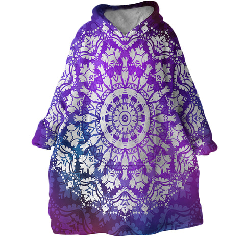 Image of Concentric Design Purple SWLF2415 Hoodie Wearable Blanket
