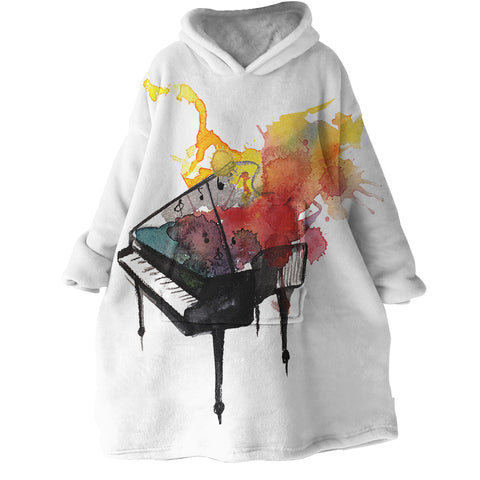 Image of Piano SWLF0988 Hoodie Wearable Blanket