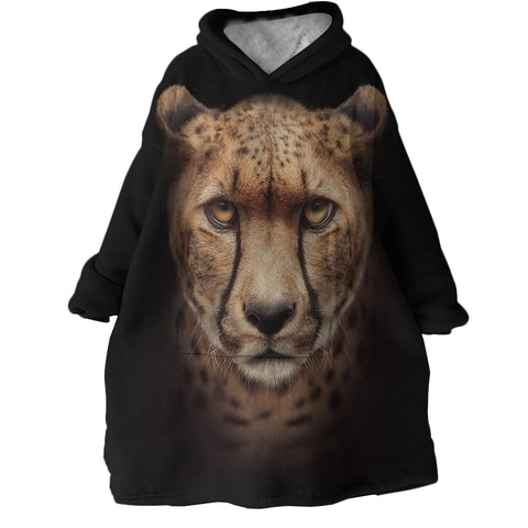 Image of Leopard SWLF2506 Hoodie Wearable Blanket