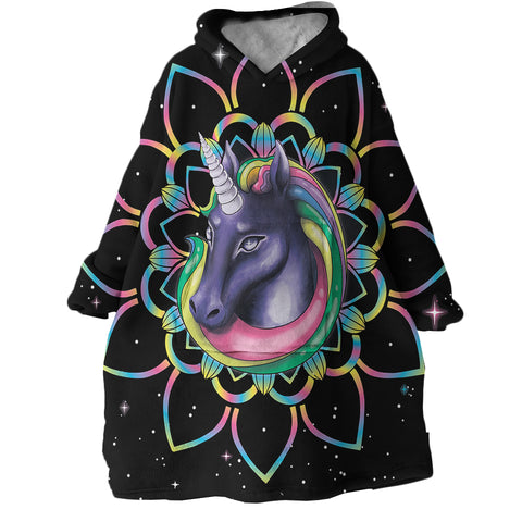 Image of Dark Unicorn SWLF0064 Hoodie Wearable Blanket