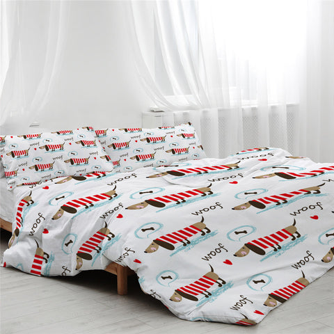 Image of Cozy Dachshund Bedding Set - Beddingify