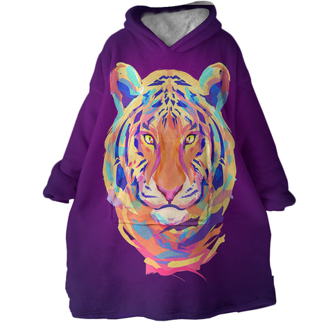 Image of Neon Tiger SWLF0996 Hoodie Wearable Blanket