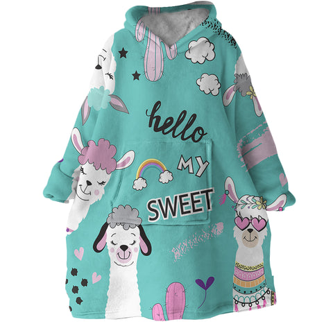 Sweet Llama SWLF1665 Hoodie Wearable Blanket
