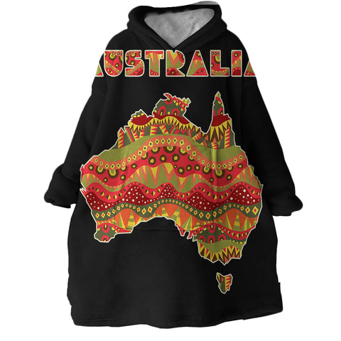 Image of Australia SWLF1845 Hoodie Wearable Blanket