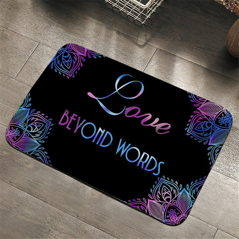 Image of Love Beyond Words Door Mat