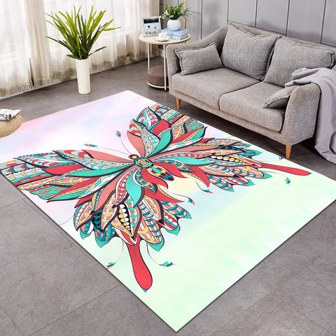 Image of Stylized Butterfly SW1094 Rug