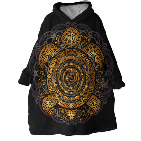 Image of Amber Turtle SWLF0468 Hoodie Wearable Blanket