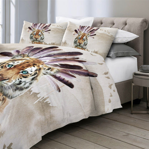 Image of Tribal Tiger Bedding Set - Beddingify