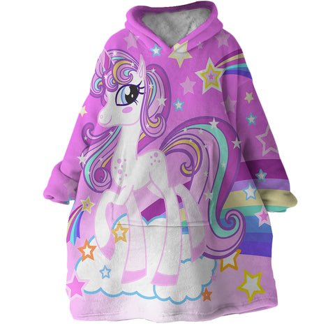 Image of Girly Unicorn SWLF2009 Hoodie Wearable Blanket