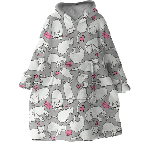 Image of Cat's Thing SWLF0076 Hoodie Wearable Blanket