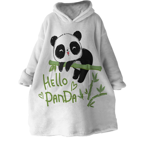 Image of Hello Panda SWLF2384 Hoodie Wearable Blanket