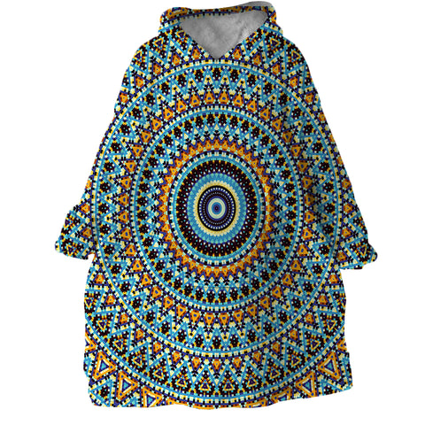 Image of Ring Patterns SWLF1393 Hoodie Wearable Blanket