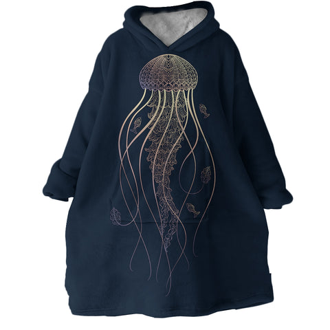 Image of Jellyfish SWLF3018 Hoodie Wearable Blanket