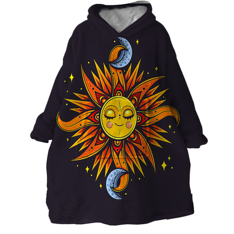 Image of Sun & Moons SWLF0635 Hoodie Wearable Blanket