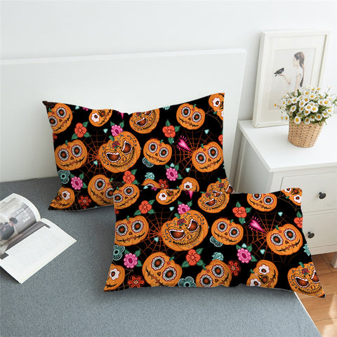 Image of Spooky Pumpkin Pillowcase