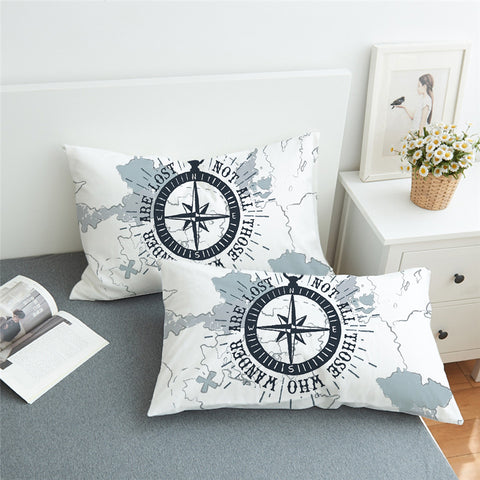 Image of Nautical Compass SPW018514022 Pillowcase