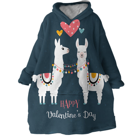 Image of Llama Love SWLF1506 Hoodie Wearable Blanket