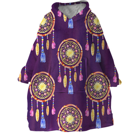 Image of Dream Catcher Purple SWLF1512 Hoodie Wearable Blanket