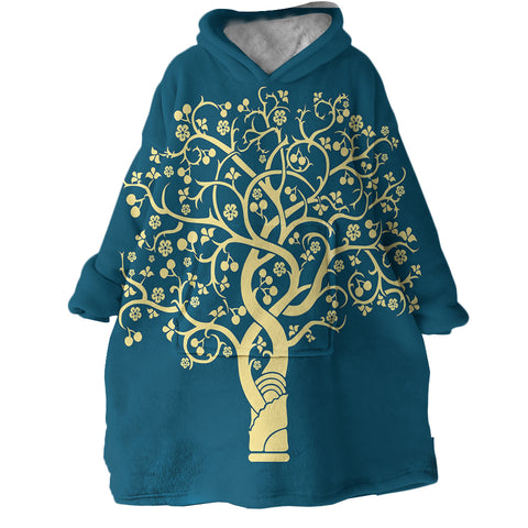 Image of Gilded Tree Of Life SWLF0626 Hoodie Wearable Blanket