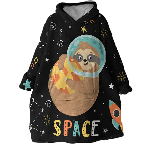 Image of Space Sloth SWLF1629 Hoodie Wearable Blanket