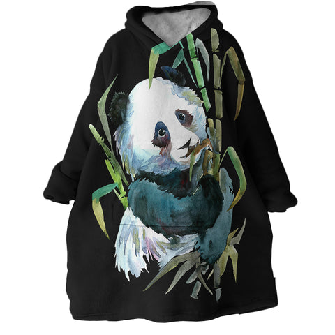 Image of Bamboo Panda SWLF0035 Hoodie Wearable Blanket