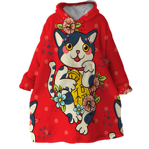 Image of Manekineko SWLF0087 Hoodie Wearable Blanket