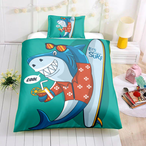 Image of Funny Shark Bedding Set - Beddingify