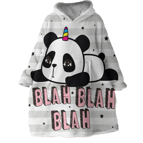 Image of Blah Panda SWLF0049 Hoodie Wearable Blanket