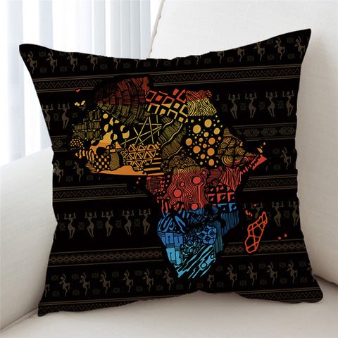 Image of African Continent Scripture Themed Cushion Cover - Beddingify