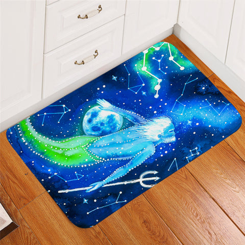 Image of Blue Poseidon Constellation Door Mat