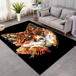 Tribal Fox Black SW1122 Rug