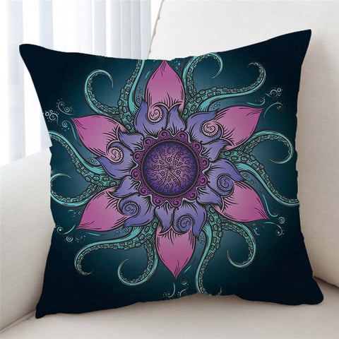 Image of Evil Lotus Kraken Cushion Cover - Beddingify