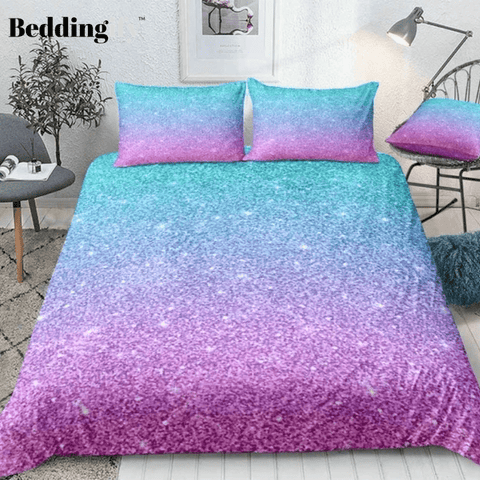 Image of Colorful Glitter Bedding Set - Beddingify