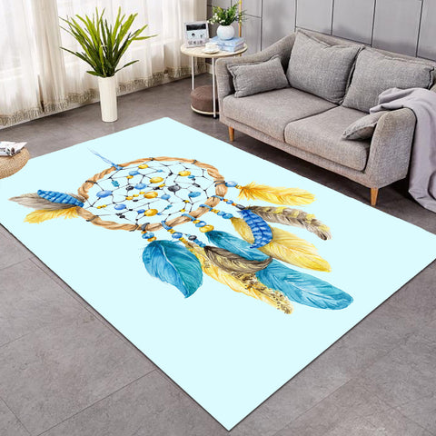 Image of Beads Dream Catcher Mint SW1124 Rug