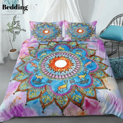 Image of Bohemian Deer Bedding Set - Beddingify