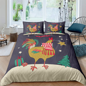 Xmas Chicken Bedding Set