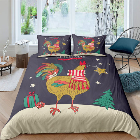 Image of Xmas Chicken Bedding Set