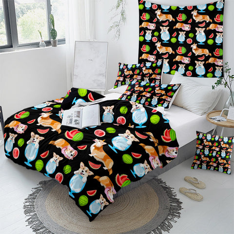 Image of Melon Dog Bedding Set - Beddingify