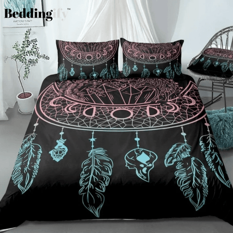 Image of Boho Moon Dreamcatcher Bedding Set - Beddingify