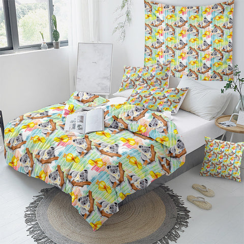 Image of Cute Koala Bedding Set - Beddingify