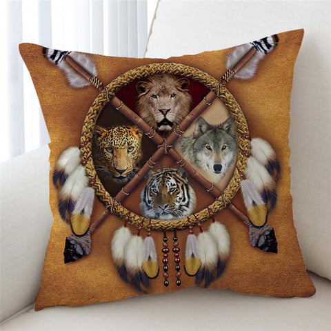 Image of Tribal Predators Cushion Cover - Beddingify