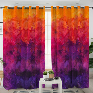 Color Warmth 2 Panel Curtains