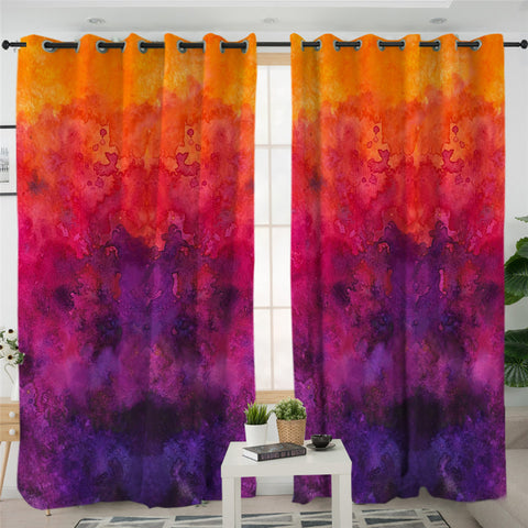Image of Color Warmth 2 Panel Curtains