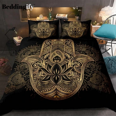 Image of Bohemia Mandala Pattern Bedding Set - Beddingify