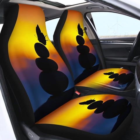 Image of 3D Butterfly SWQT2468 Car Seat Covers