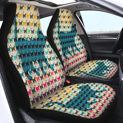 Image of 3D Cat SWQT0827 Car Seat Covers