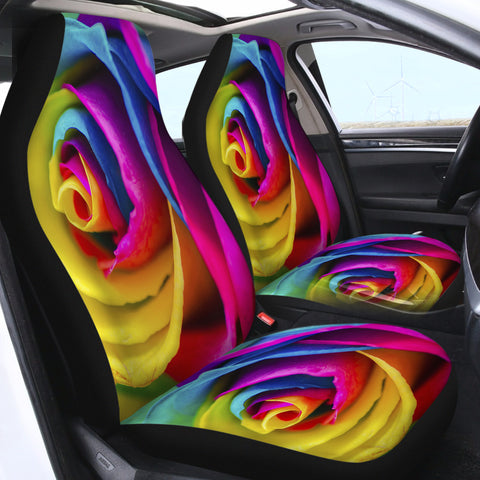 Image of 3D Flower SWQT0652 Car Seat Covers