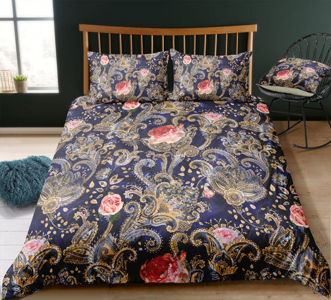 Image of Purple Paisley Bedding Set - Beddingify