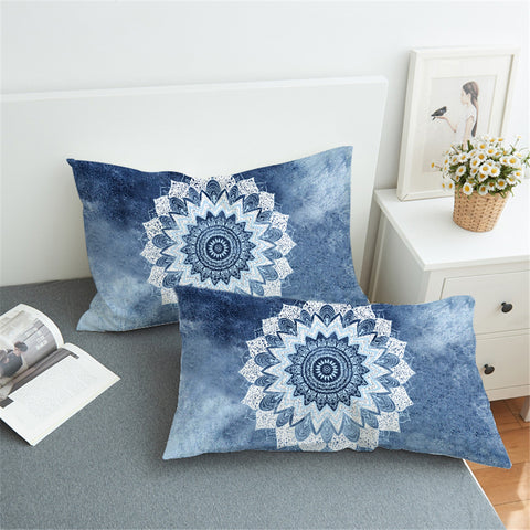 Image of Misty Mandala Pillowcase