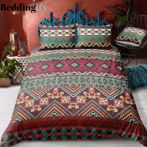 Image of Indian inspired - Native Aztec Bedding Set - Beddingify